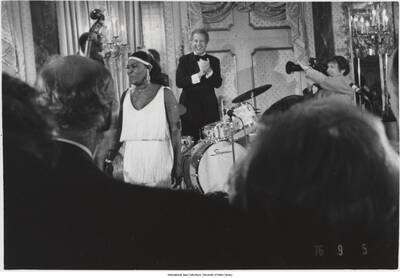 3 1/2 x 5 inch photograph; singer Carrie Smith