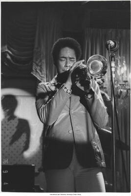 5 x 3 1/2 inch photograph; performing are Eubie Blake and unidentified musicians