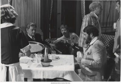 3 1/2 x 5 inch photograph; performing are Eubie Blake and unidentified musicians