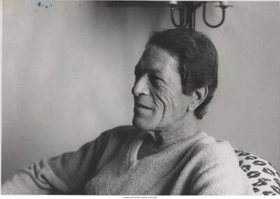 5 x 7 inch photograph; Allen Eager