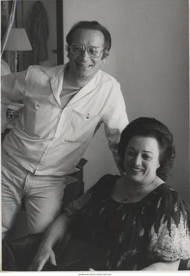 7 x 5 inch photograph; Remo and Marge Palmier