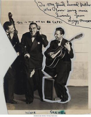 Frank Sinatra, Jimmy Van Heusen, and Ella Fitzgerald