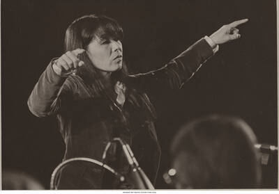 5 x 7 inch photograph; Toshiko Akiyoshi