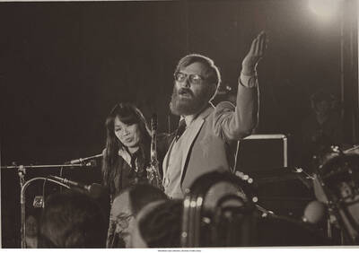 5 x 7 inch photograph; Toshiko Akiyoshi and Lew Tabackin