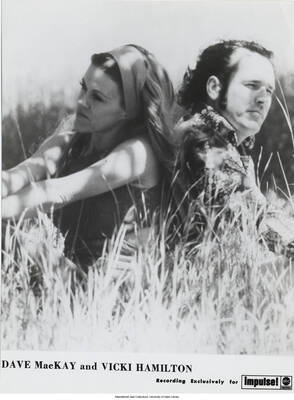 9 3/4 x 7 1/4 inch photograph; Dave MacKay and Vicky Hamilton