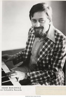 10 x 8 inch photograph; Adam Makowicz