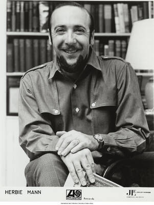 10 x 8 inch photograph; Herbie Mann (1 duplicate)