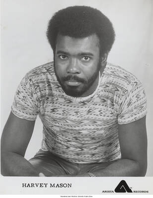 10 x 8 inch photograph; Harvey Mason