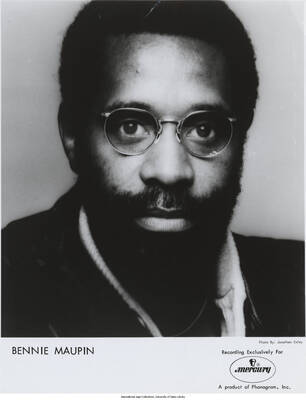 10 x 8 inch photograph; Bennie Maupin