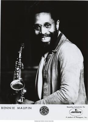 10 x 8 inch photograph; Bennie Maupin