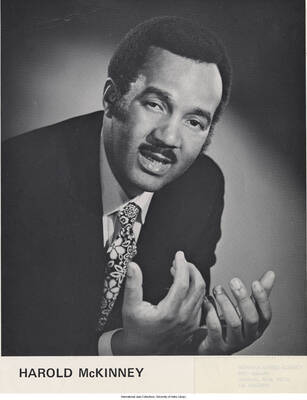 10 x 8 inch photograph; Harold McKinney