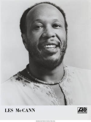 10 x 8 inch photograph; Les McCann