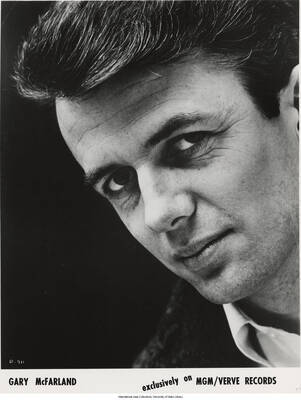 10 x 8 inch photograph; Gary McFarland (1 duplicate)