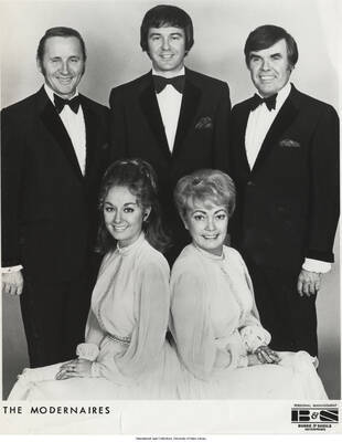 10 x 8 inch photograph; The Modernaires