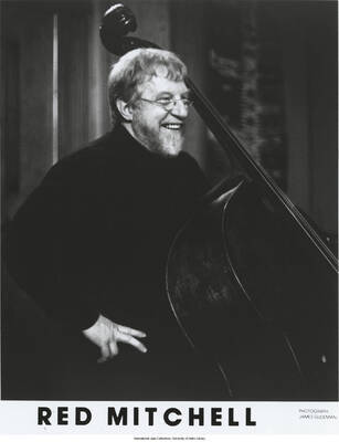 10 x 8 inch photograph; Red Mitchell