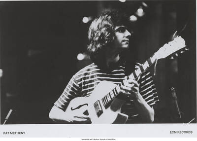 8 x 10 inch photograph; Pat Metheny (1 duplicate)