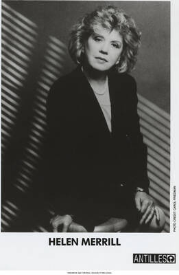 10 x 8 inch photograph; Helen Merrill