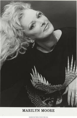 10 x 8 inch photograph; Marilyn Moore