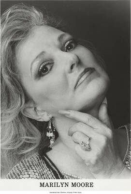 10 x 8 inch photograph; Marilyn Moore
