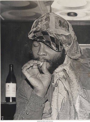 6 x 4 1/2 inch photograph; Alphonse Mouzon