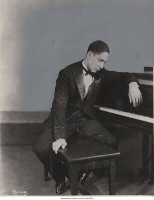 10 x 8 inch photograph; Jelly Roll Morton