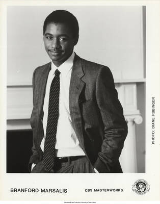 10 x 8 inch photograph; Branford Marsalis