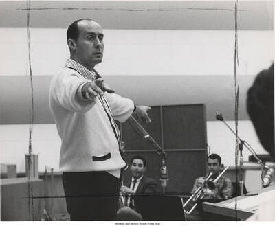 8 x 10 inch photograph; Henry Mancini