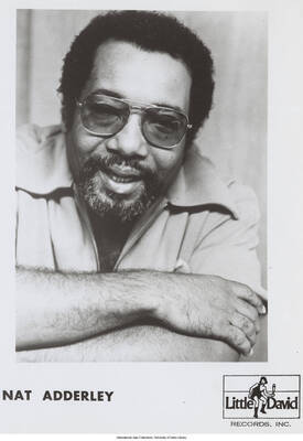 10 x 8 inch photograph; Nat Adderley