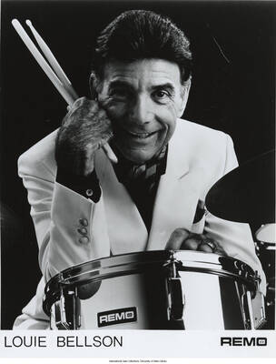 10 x 8 inch photograph; Louie Bellson