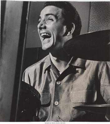 9 1/4 x 8 1/2 inch photograph; Louie Bellson