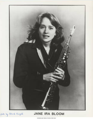 10 x 8 inch photograph; Jane Ira Bloom (2 duplicates)