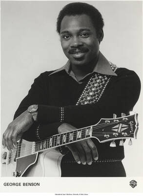 10 x 8 inch photograph; George Benson