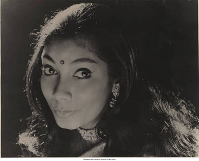 8 x 10 inch photograph; Yolande Bavan