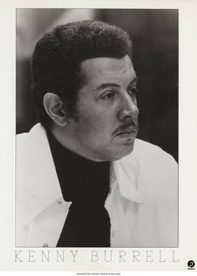 10 x 8 inch photograph; Kenny Burrell