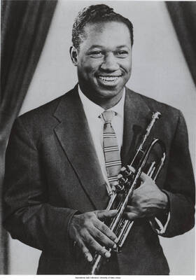 9 5/8 x 6 3/8 inch photograph; Clifford Brown
