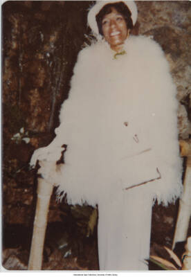 4 3/4 x 3 1/2 inch photograph; Olive Brown