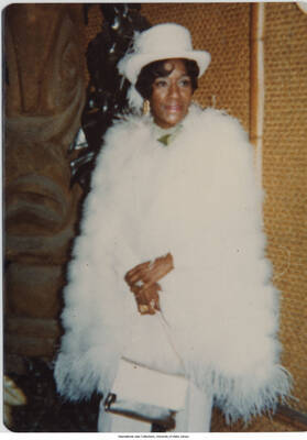 4 3/4 x 3 1/2 inch photograph; Olive Brown