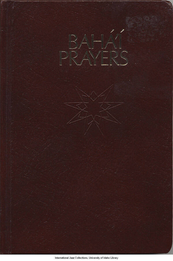 A Baha'I Prayer book
