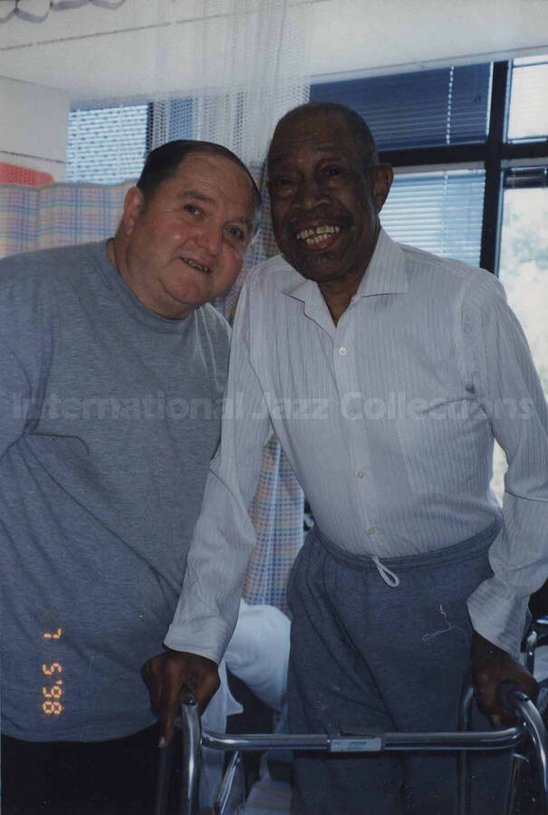 Al Grey and [Fred], appearing to be in a hospital room
