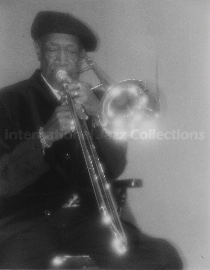 Al Grey playing the trombone