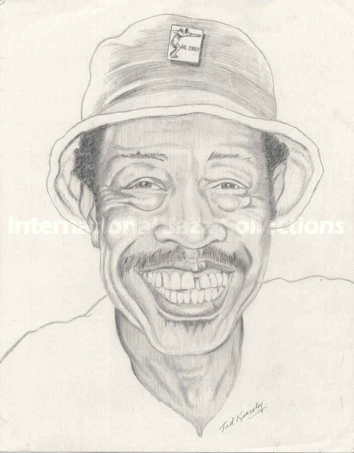 Portrait of Al Grey, by Ted Kearsley. Pencil on paper