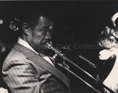 Al Grey playing the trombone