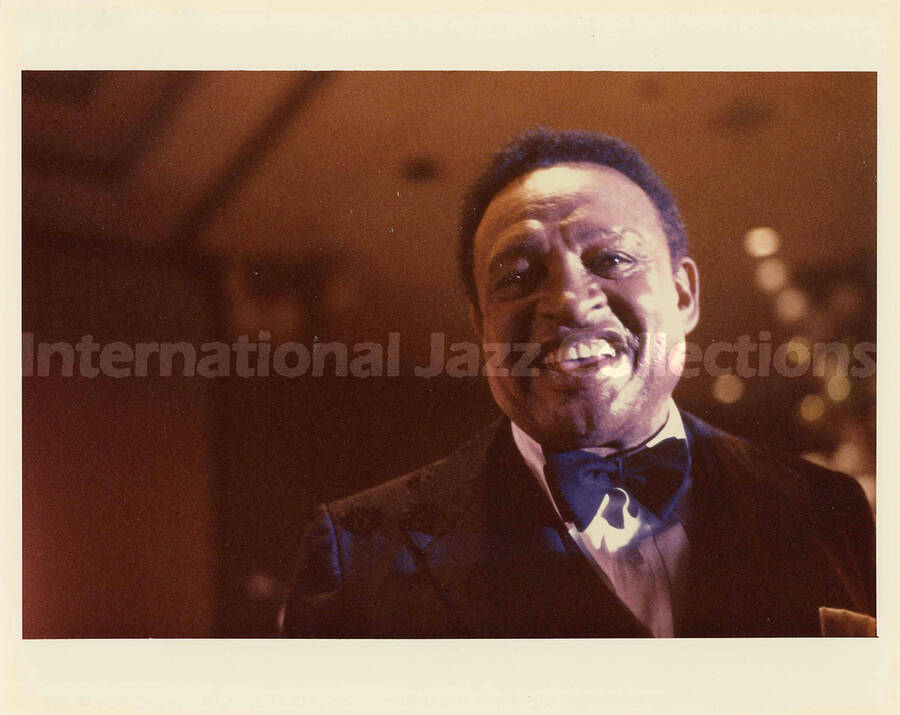 8 x 10 inch photograph. Lionel Hampton's orchestra