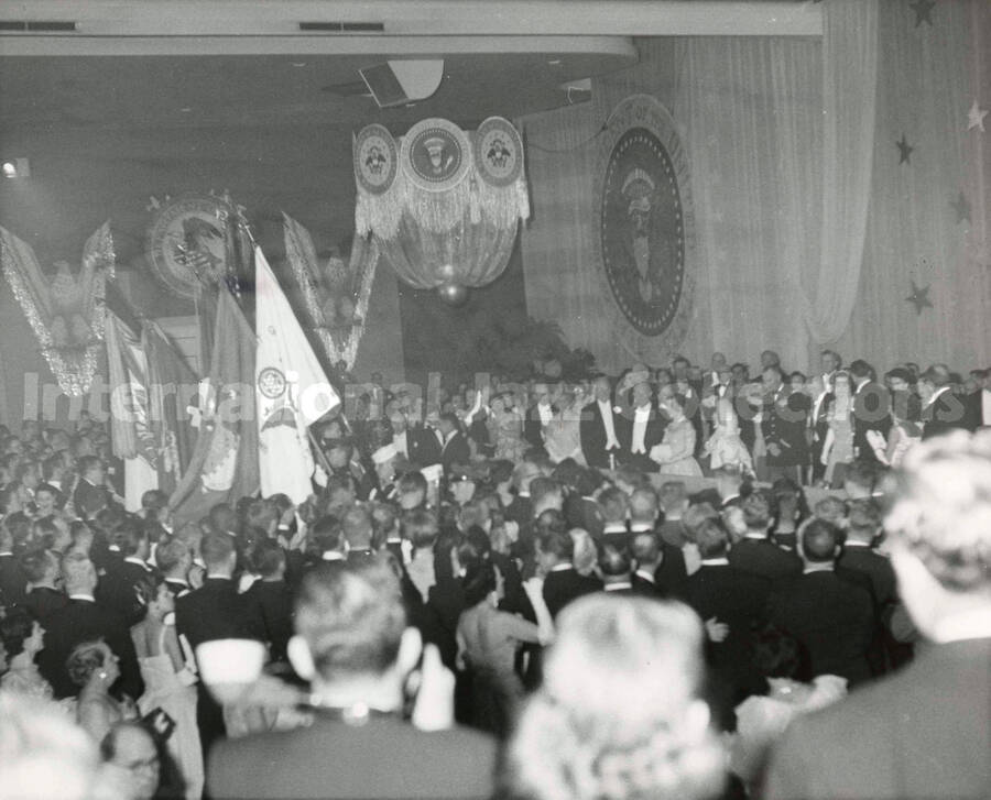 8 x 10 inch photograph. President Dwight D. Eisenhower’s Inaugural Ball