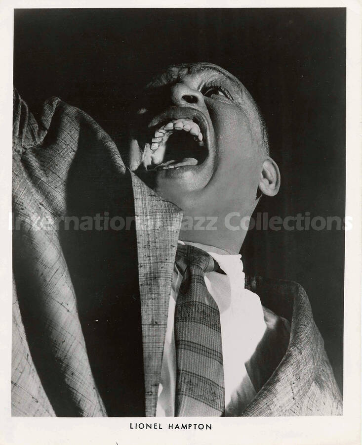 10 x 8 inch promotional photograph. Lionel Hampton