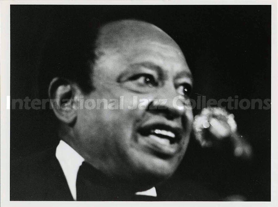 4 x 5 inch photograph. Lionel Hampton