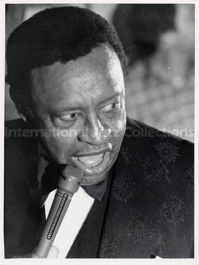 8 1/2 x 6 1/2 inch photograph. Lionel Hampton