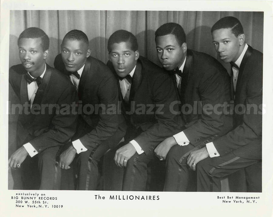 8 x 10 inch promotional photograph. The Millionaires