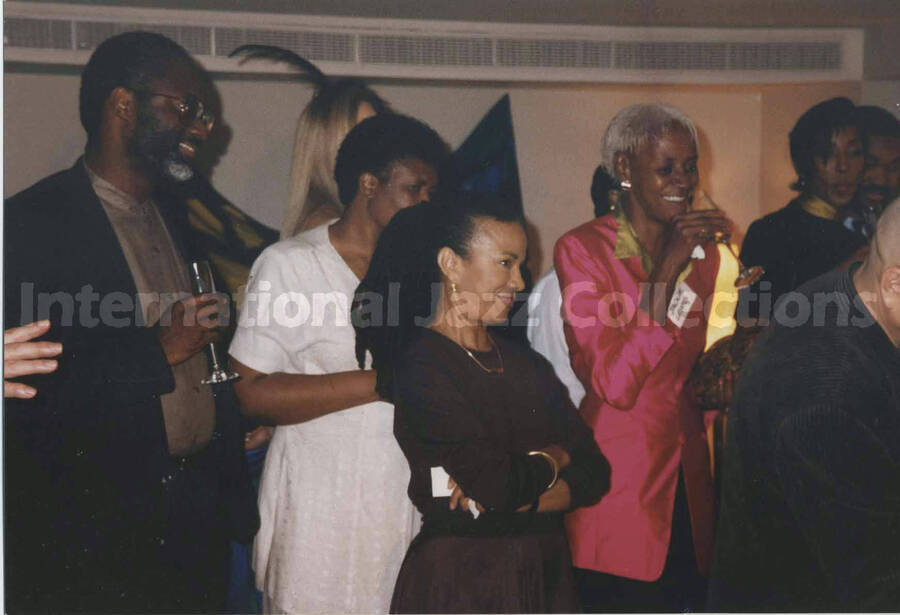 4 x 6 inch photograph. Unidentified persons at a fashion show