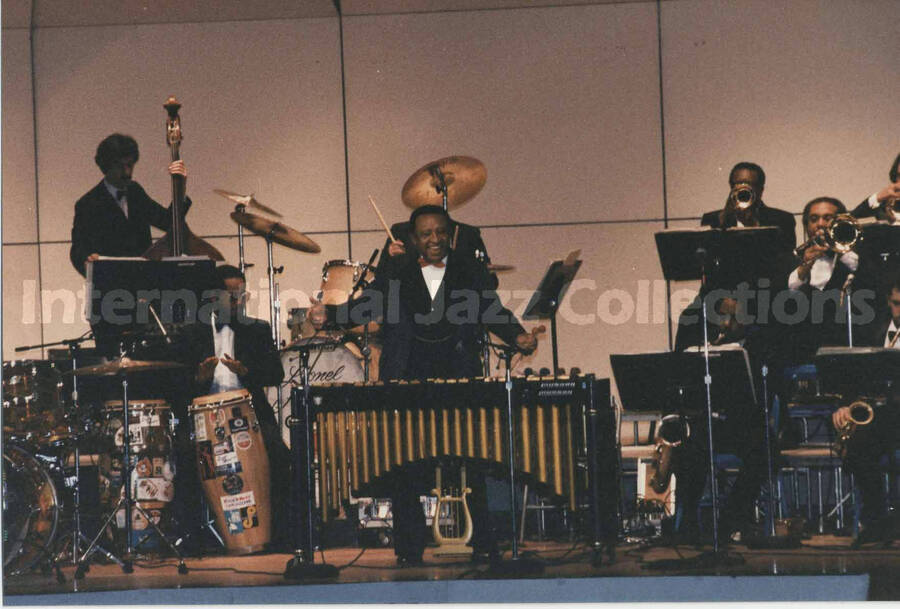 4 x 6 inch photograph. Lionel Hampton performing